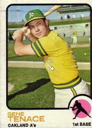 1973 Topps Baseball Cards      524     Gene Tenace